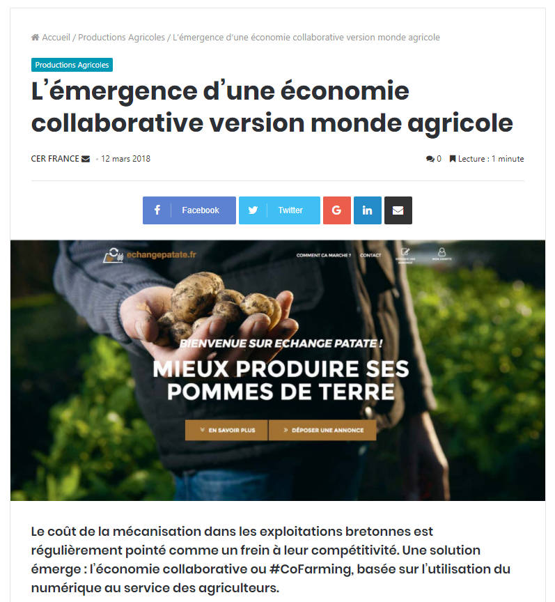 echange presse